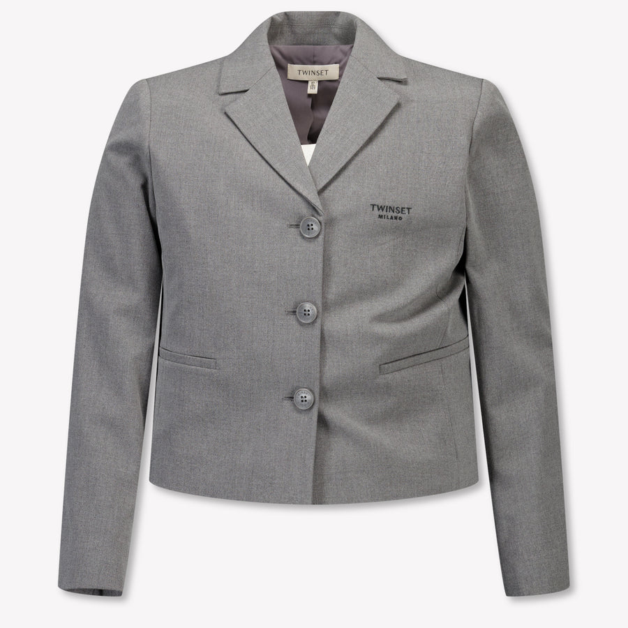 Twinset Bambini Ragazze Colbert In Grigio