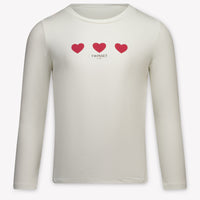 Twinset Bambini Ragazze Maglietta dentro Off White