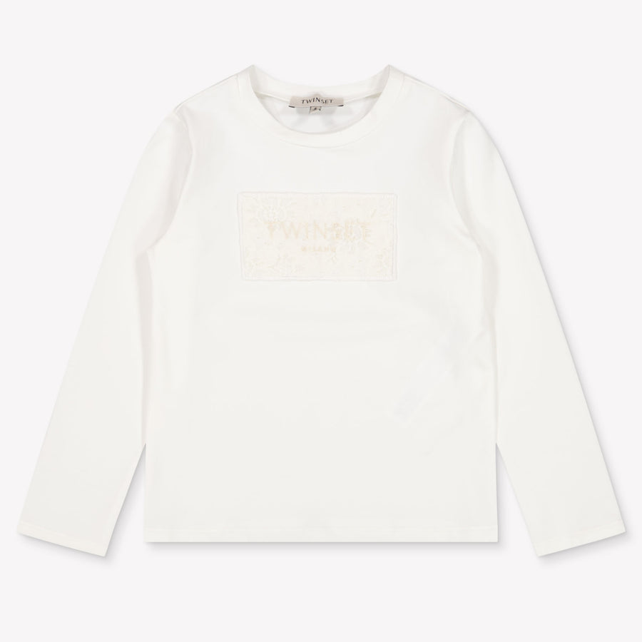Twinset Mädchen T-Shirt in Off-White