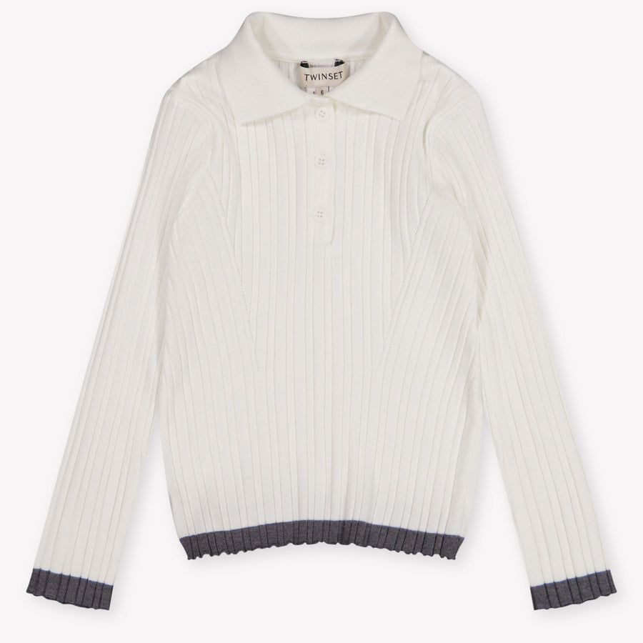 Twinset Kinder Meisjes Trui In Off White