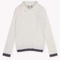 Twinset Enfants Filles Pull en blanc cassé