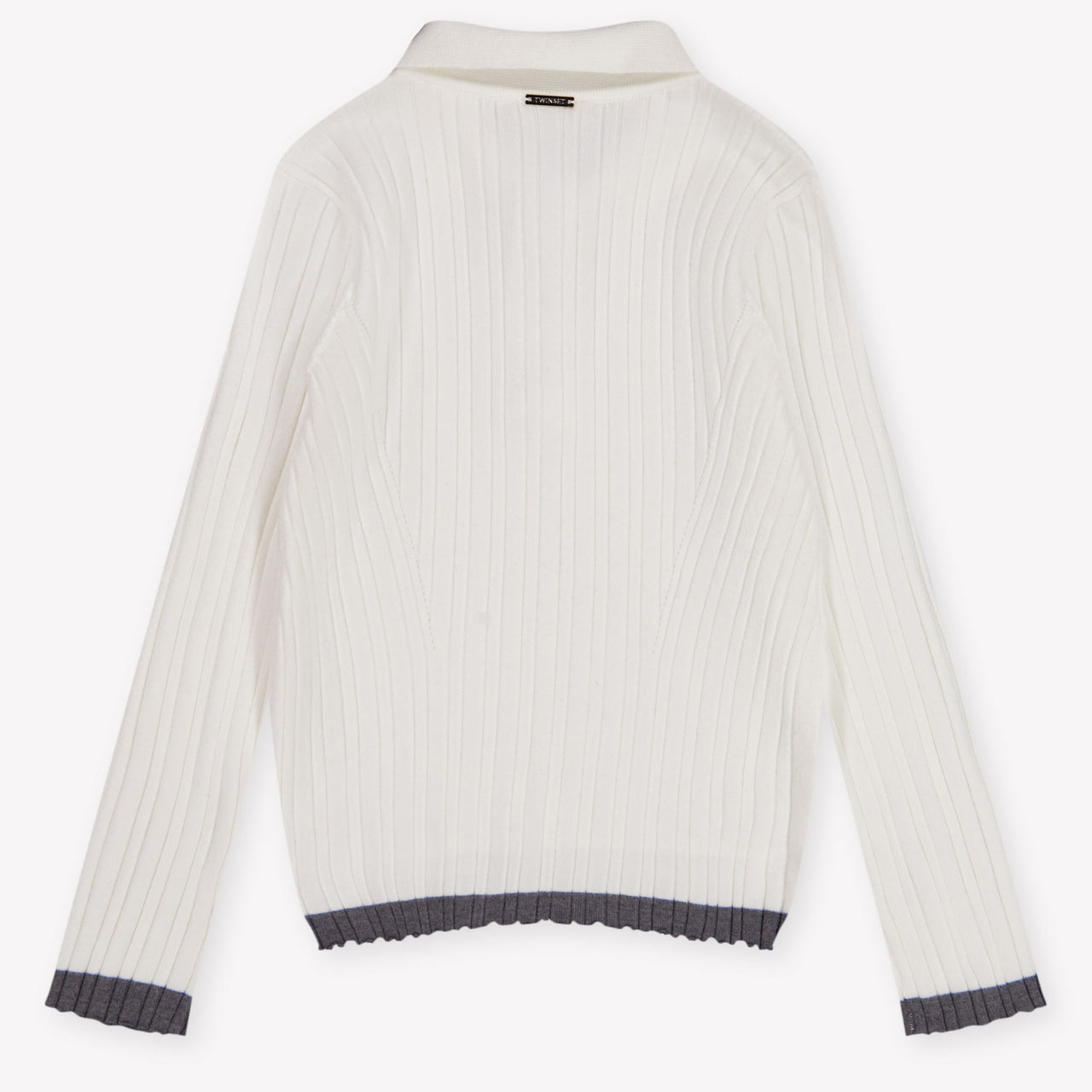 Twinset Enfants Filles Pull en blanc cassé
