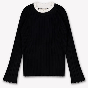 Twinset Enfants Filles Pull en Noir