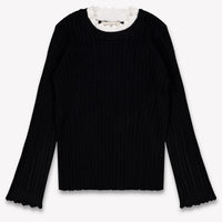 Twinset Enfants Filles Pull en Noir