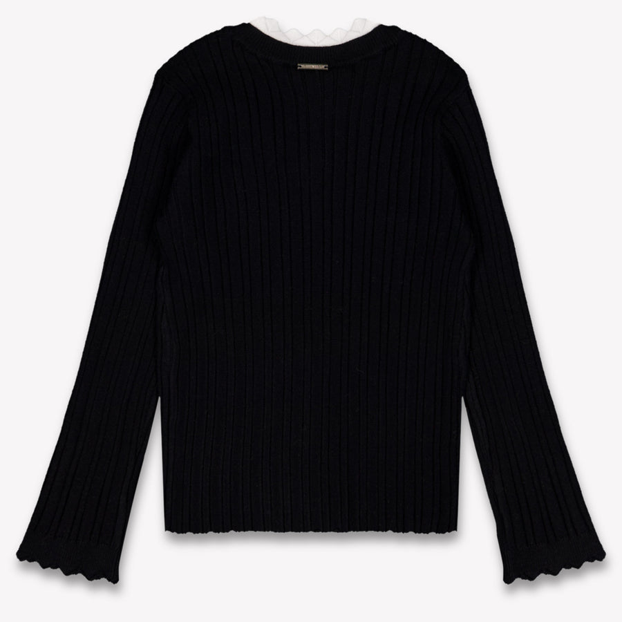 Twinset Enfants Filles Pull en Noir
