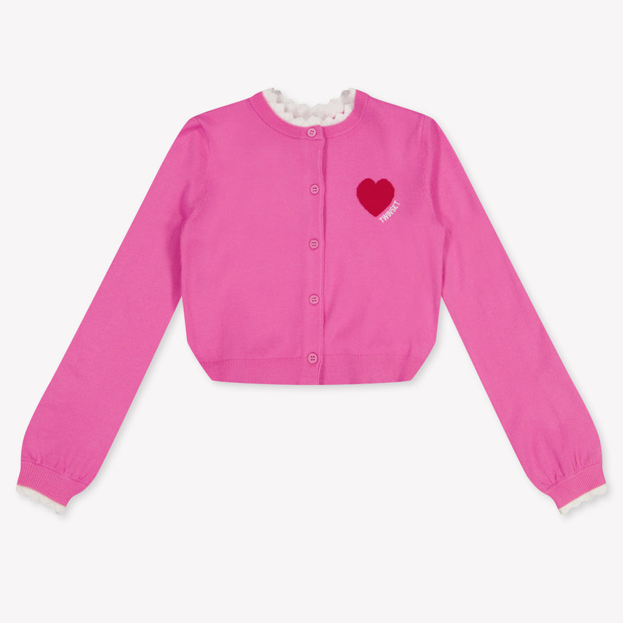 Twinset Kinder Mädchen Strickjacke In Fuchsia