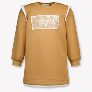Twinset Kinder Mädchen Kleid In Beige
