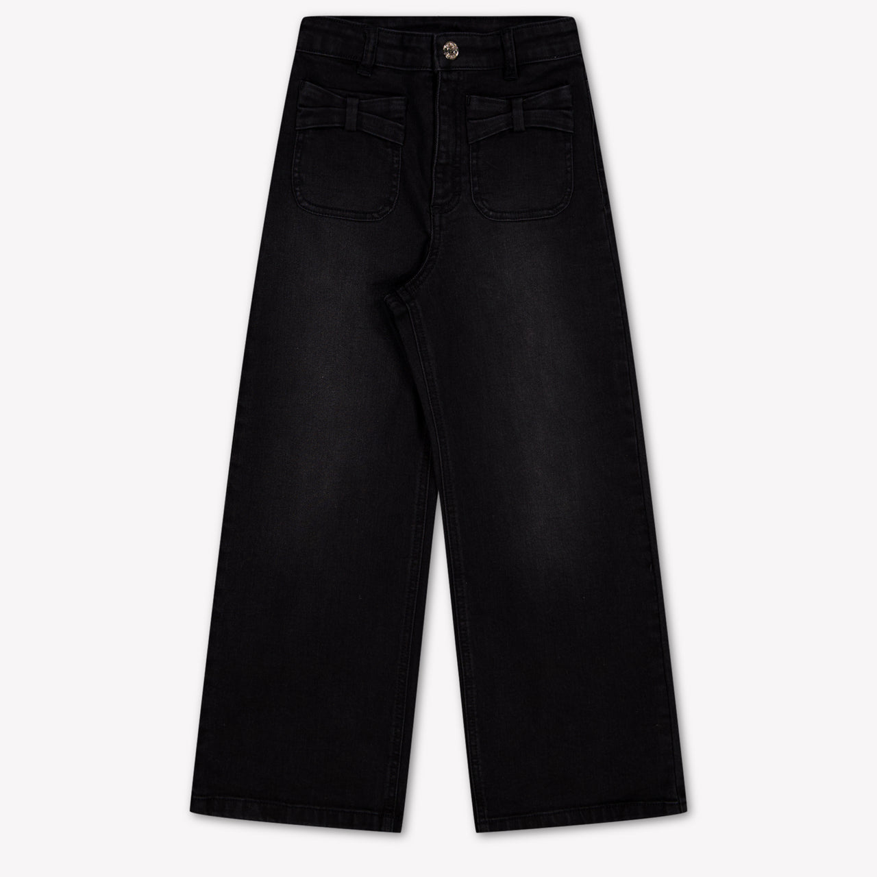 Twinset Bambini Ragazze Jeans Dentro Nero