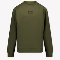 EA7 Kinder Jungen Pullover rein Armee