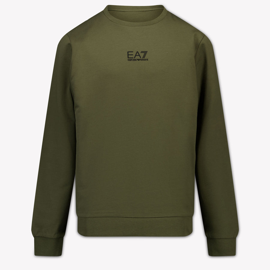 EA7 Kinder Jungen Pullover rein Armee
