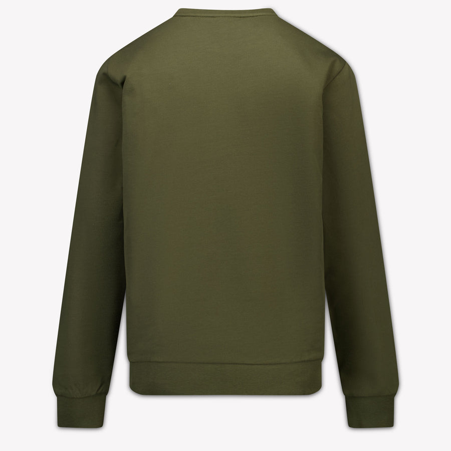 EA7 Kinder Jungen Pullover rein Armee