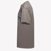 EA7 Niños Chicos Camiseta adentro Gris Claro