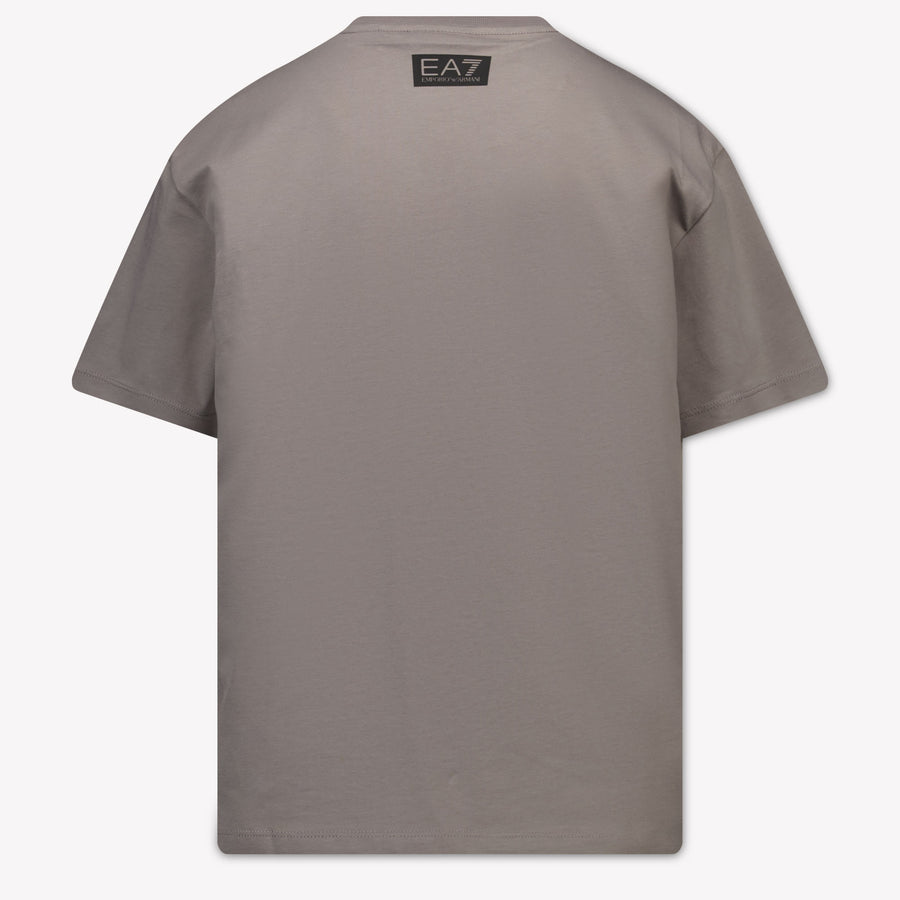 EA7 Niños Chicos Camiseta adentro Gris Claro