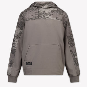 EA7 Kinder Jungen Pullover rein Hellgrau