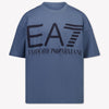 EA7 Enfants Garçons T-shirt dans Bleu Clair