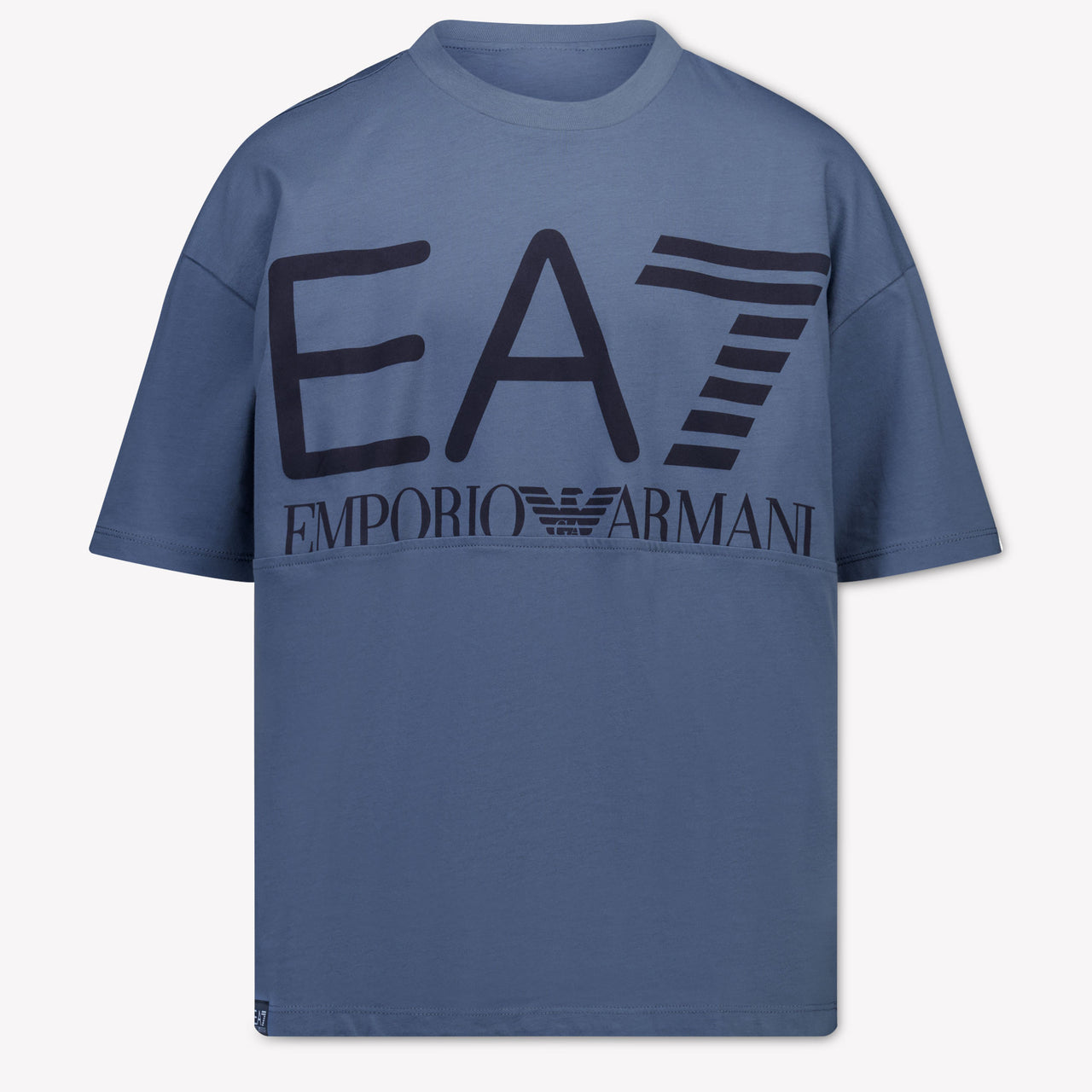 EA7 Enfants Garçons T-shirt dans Bleu Clair