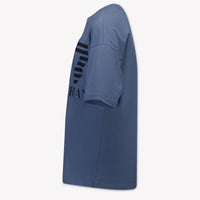 EA7 Enfants Garçons T-shirt dans Bleu Clair
