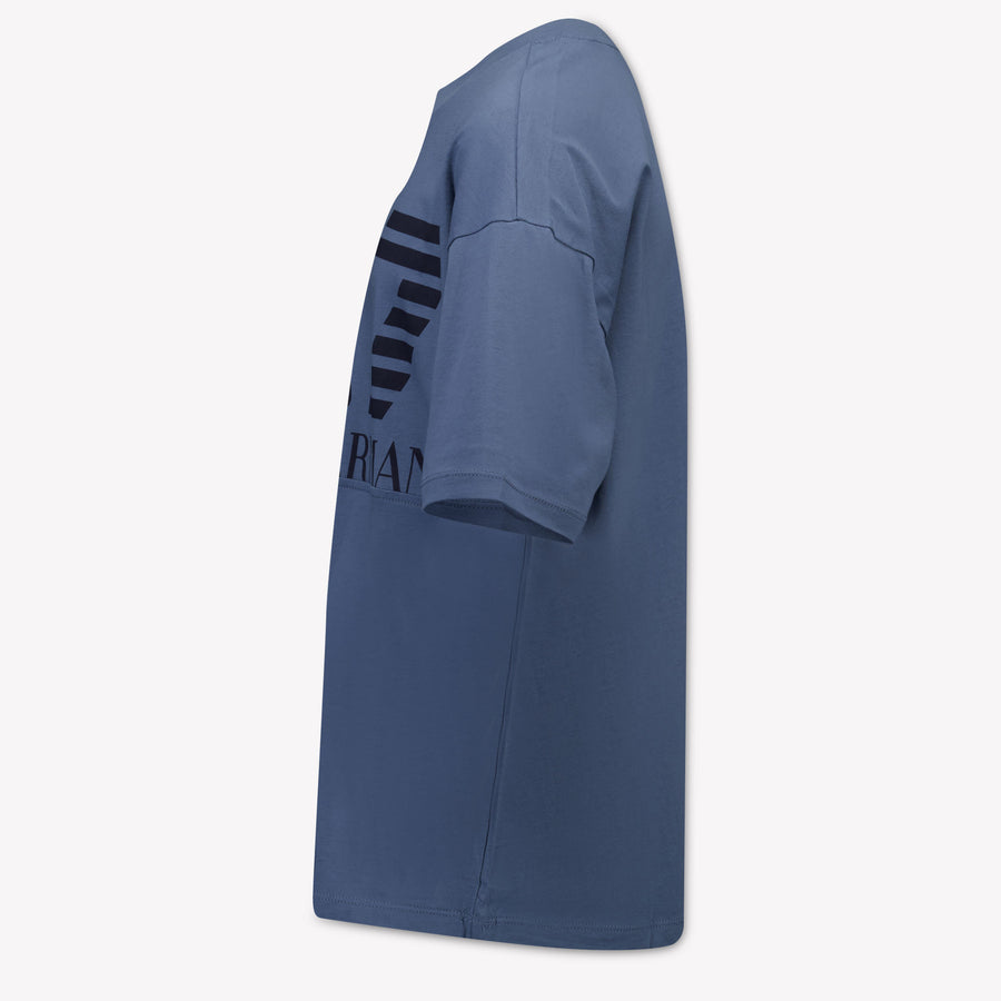 EA7 Enfants Garçons T-shirt dans Bleu Clair