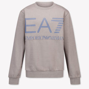 EA7 Jungen Pullover in Hellgrau