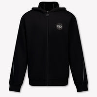 EA7 Kinder Jungen Strickjacke In Schwarz