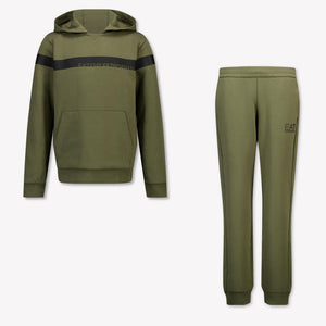EA7 Bambini Ragazzi Tuta da jogging Esercito