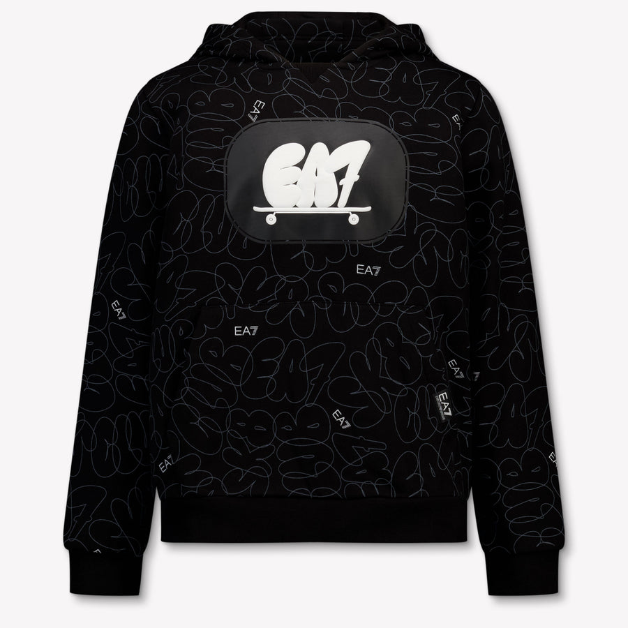 EA7 Kids Boys Sweater In Black
