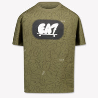 EA7 Kinder Jongens T-Shirt In Army