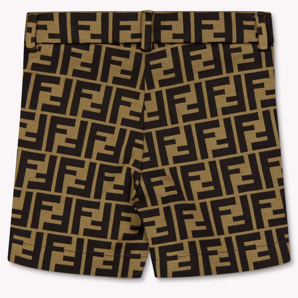 Fendi bebe Chicos pantalones cortos en Marrón