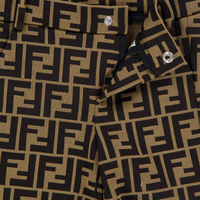 Fendi Bébé Garçons Short dans Marron