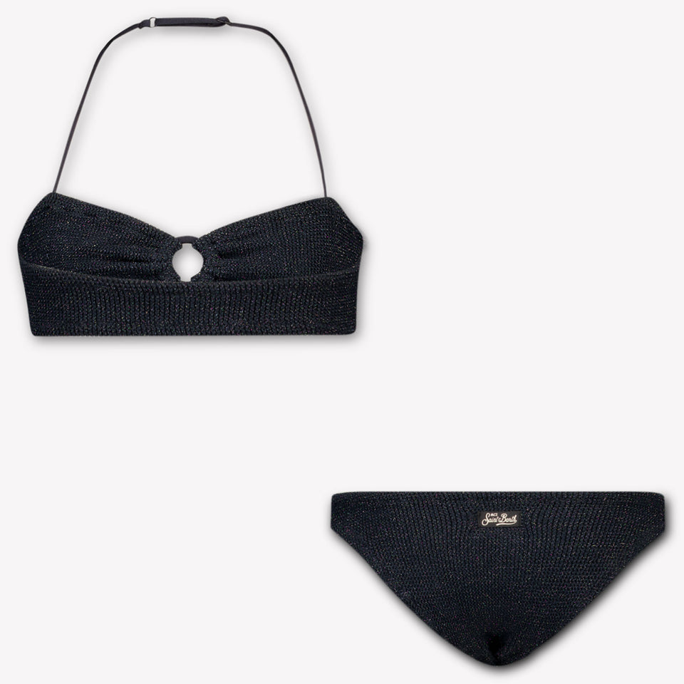 MC2 Saint Barth Kids Girls Swimwear In Black