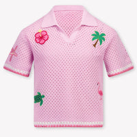 MC2 Saint Barth Kinder Mädchen Polo In Rosa