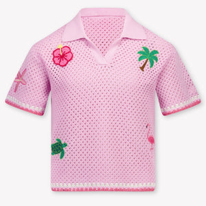 MC2 Saint Barth Kinder Mädchen Polo In Rosa