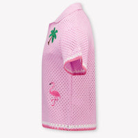 MC2 Saint Barth Kinder Mädchen Polo In Rosa