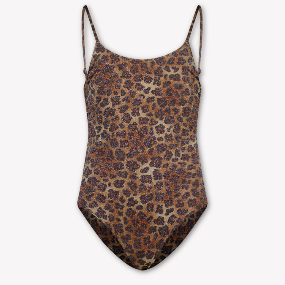 MC2 Saint Barth Kinder Meisjes Zwemkleding In Panter