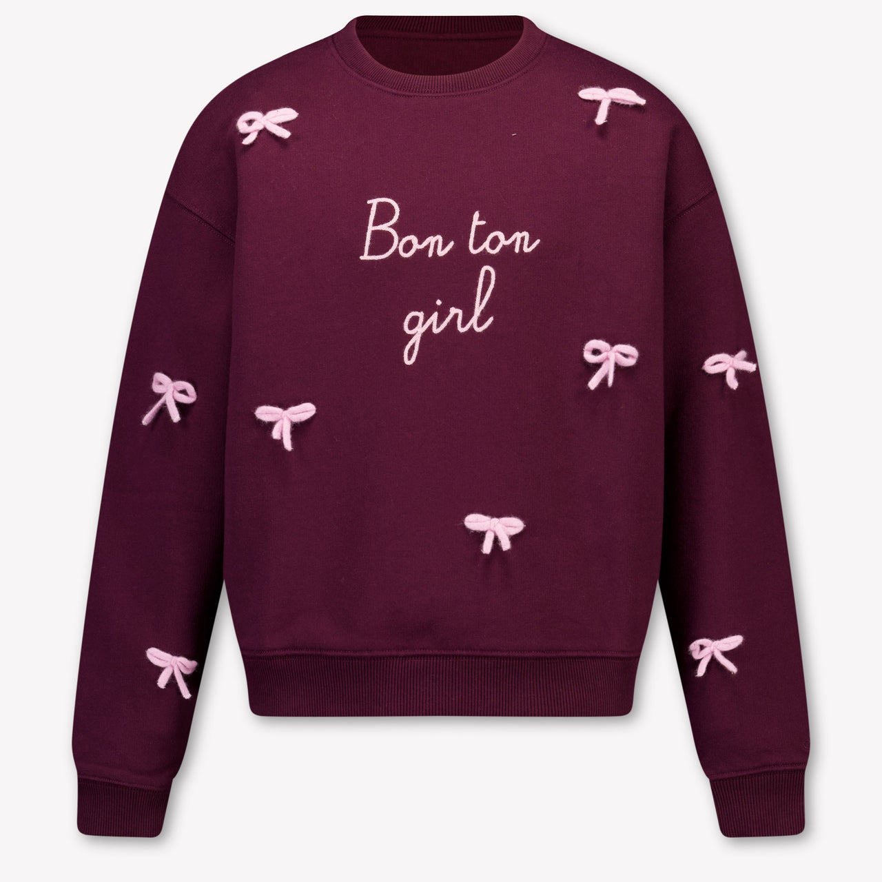 MC2 Saint Barth Enfants Filles Pull En Bordeaux