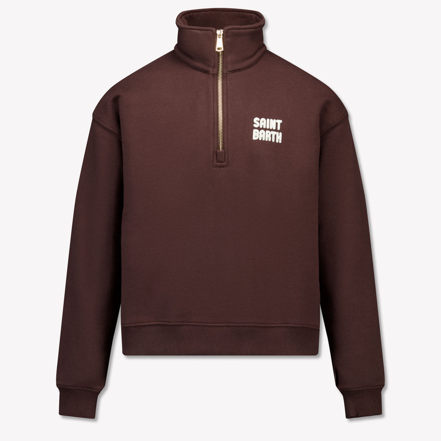 MC2 Saint Barth Kinder Mädchen Pullover rein Braun