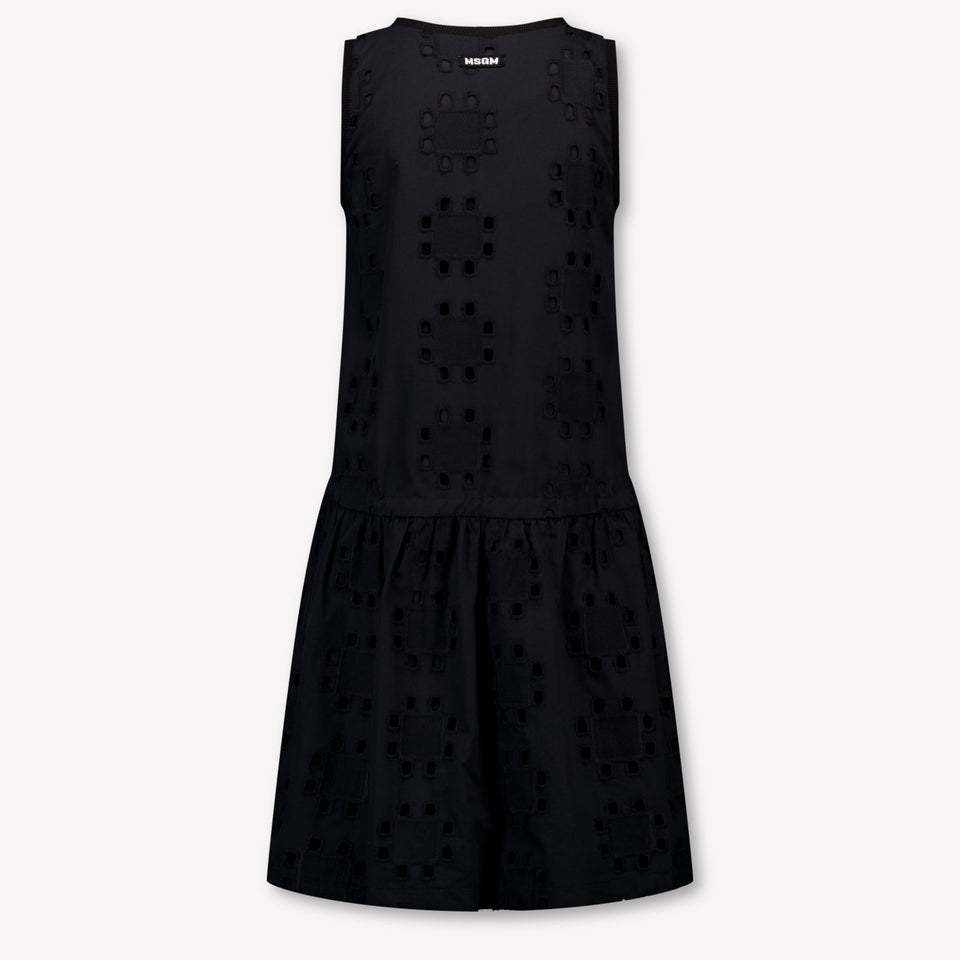MSGM Kinder Meisjes Jurk In Zwart
