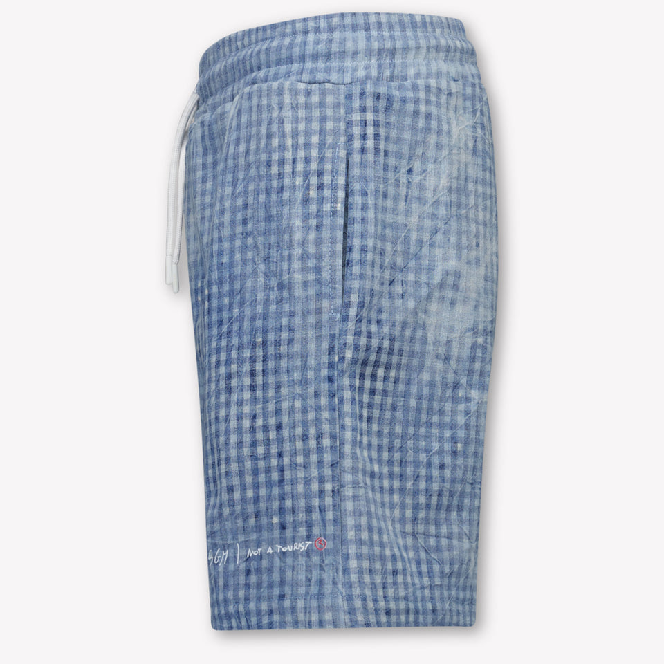 MSGM niños Chicos pantalones cortos en Vaquero