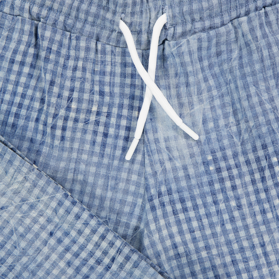 MSGM niños Chicos pantalones cortos en Vaquero