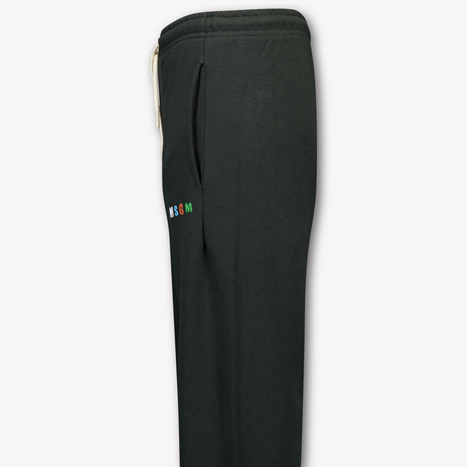 MSGM niños Chicos pantalones en Negro