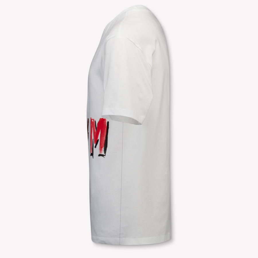 MSGM Kinder Jungen T-Shirt In Weiß