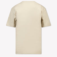 MSGM Kinder Jungen T-Shirt In Beige