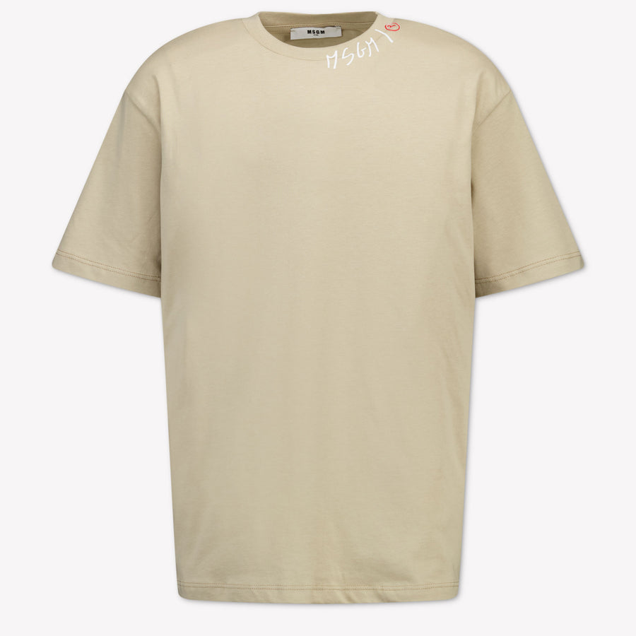 MSGM Bambini Ragazzi Maglietta dentro Beige