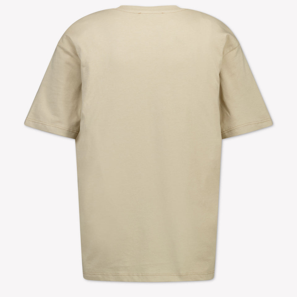 MSGM Kids Boys T-Shirt In Beige