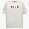 MSGM Kinder Jungen T-Shirt In Grauweiß