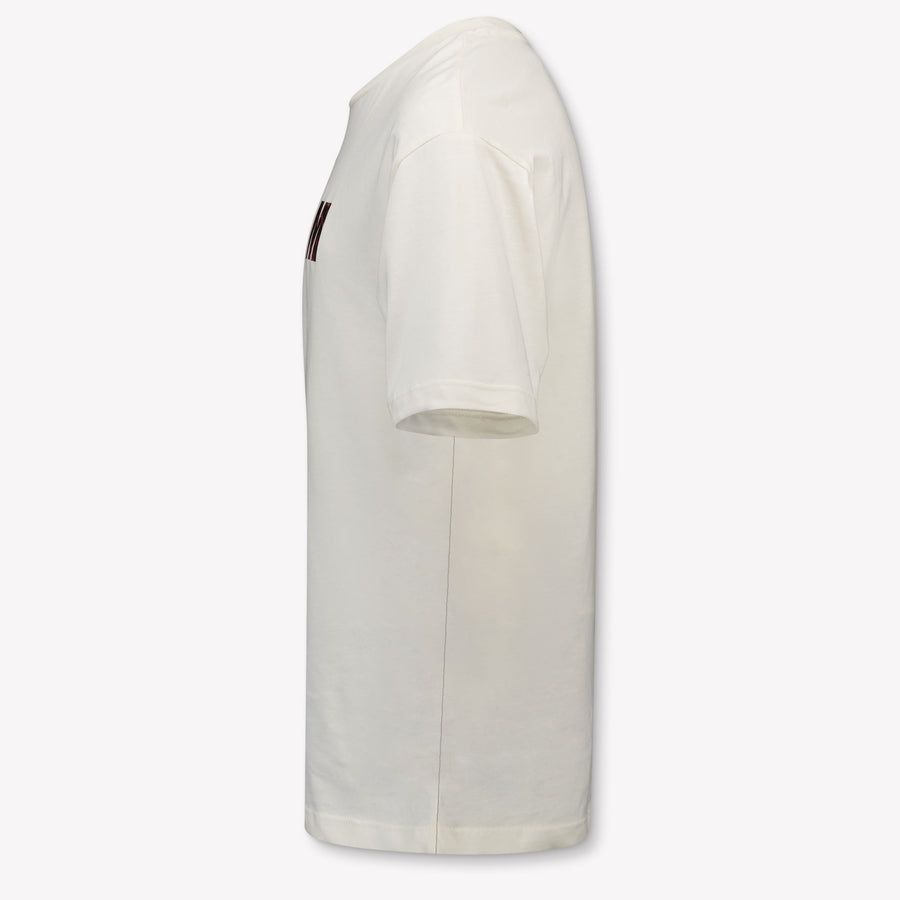 MSGM Kinder Jungen T-Shirt In Grauweiß