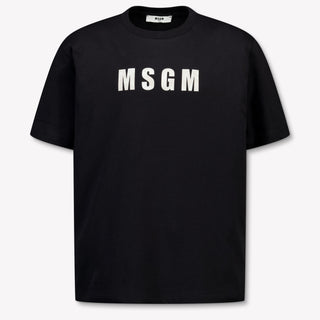 MSGM Bambini Ragazzi Maglietta dentro Nero