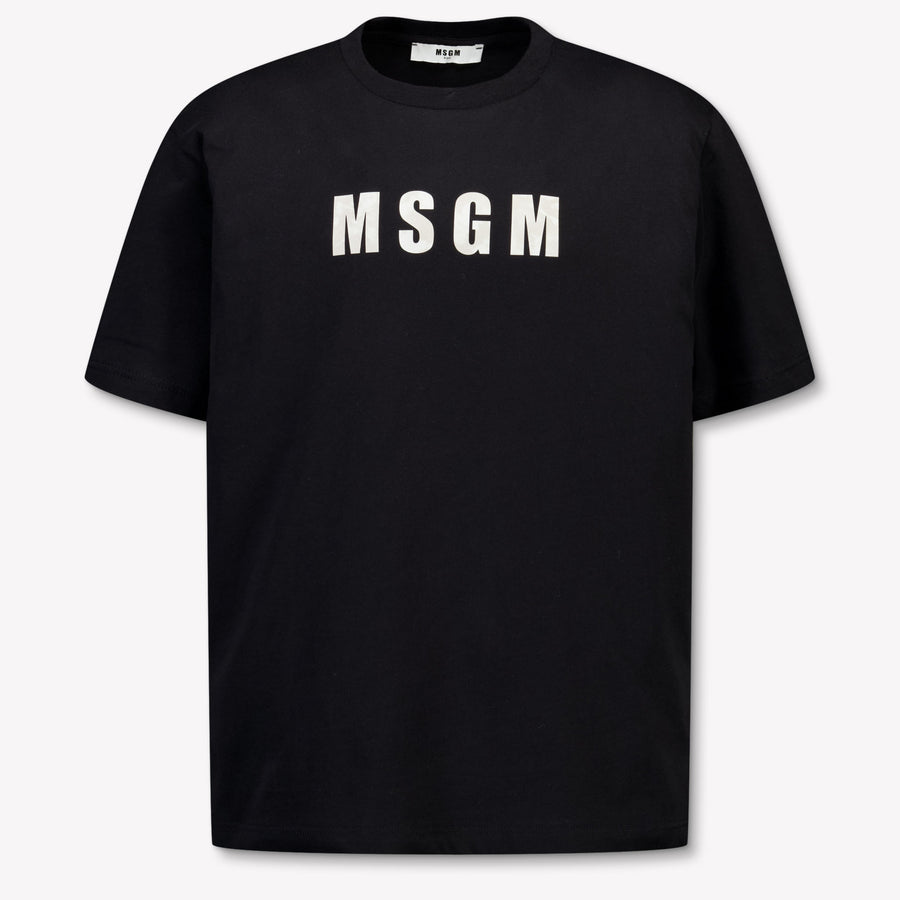 MSGM Enfants Garçons T-shirt dans Noir