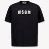 MSGM Kinder Jungen T-Shirt In Schwarz