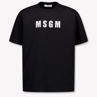 MSGM Kinder Jungen T-Shirt In Schwarz